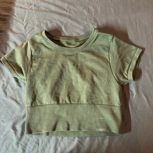 Womens Aerie Cropped Tee